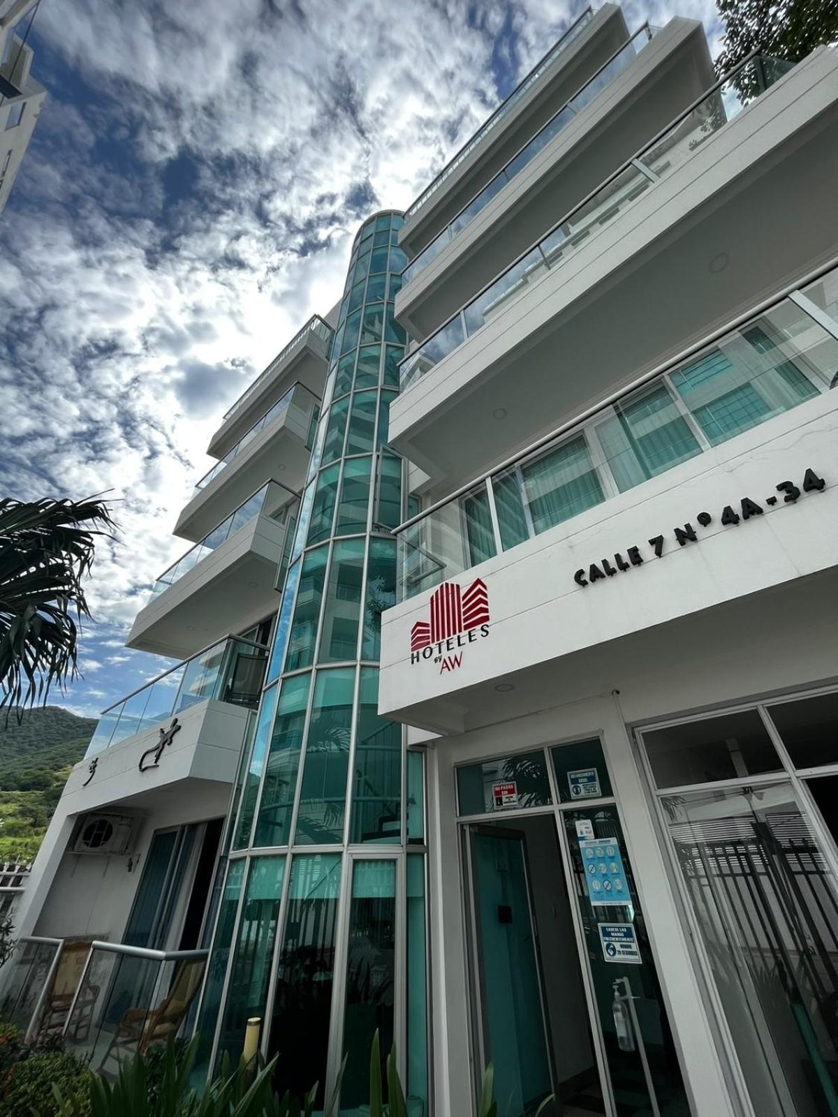 Aw Hotel Rodadero Suites 圣玛尔塔 外观 照片