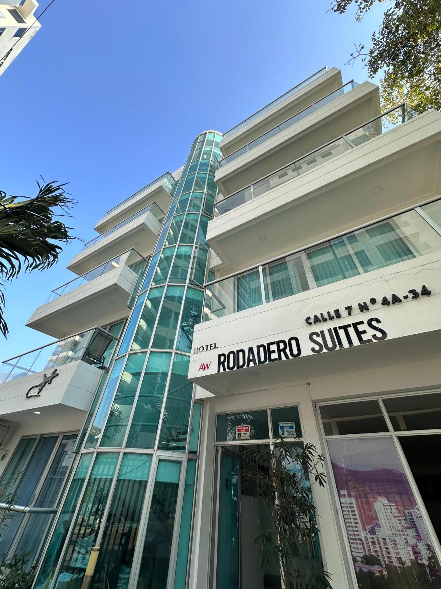 Aw Hotel Rodadero Suites 圣玛尔塔 外观 照片
